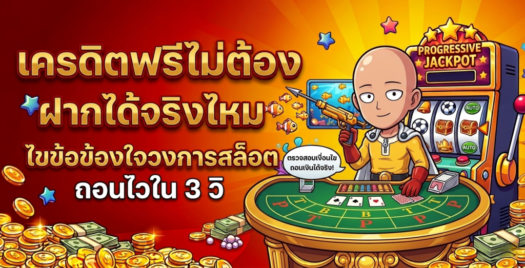 เครดิตฟรีไม่ต้องฝากได้จริงไหม SAITAMA168