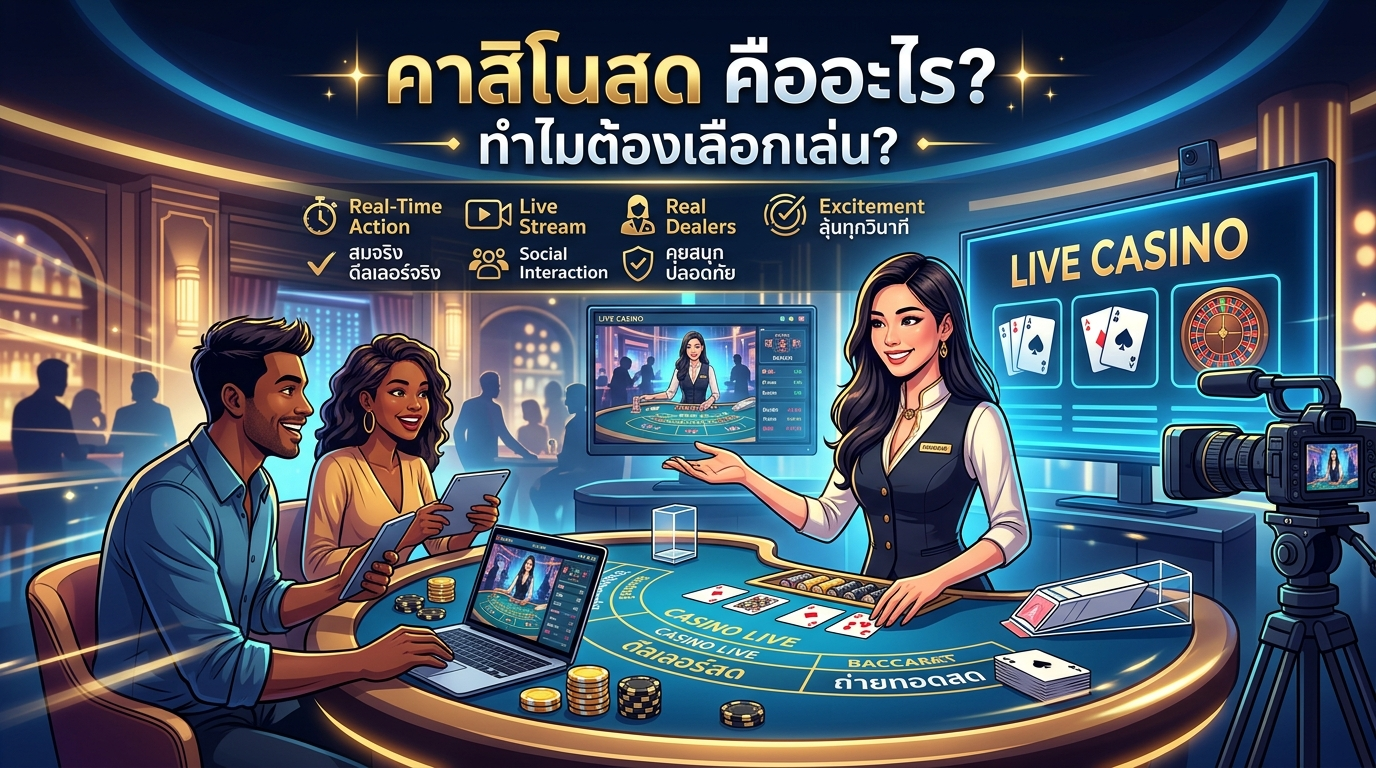 คาสิโนสด คืออะไร? ทำไมต้องเลือกเล่น?