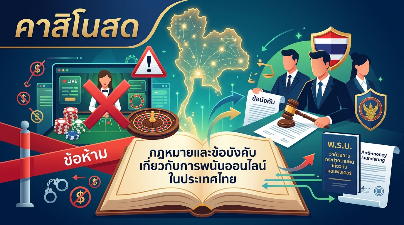 กฎหมายและข้อบังคับเกี่ยวกับการพนันออนไลน์ในประเทศไทย