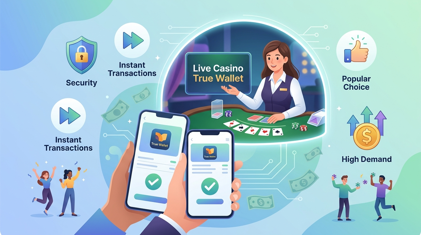 ขั้นตอนง่ายๆ ในการฝาก-ถอนเงินด้วย True Wallet ในคาสิโนสด