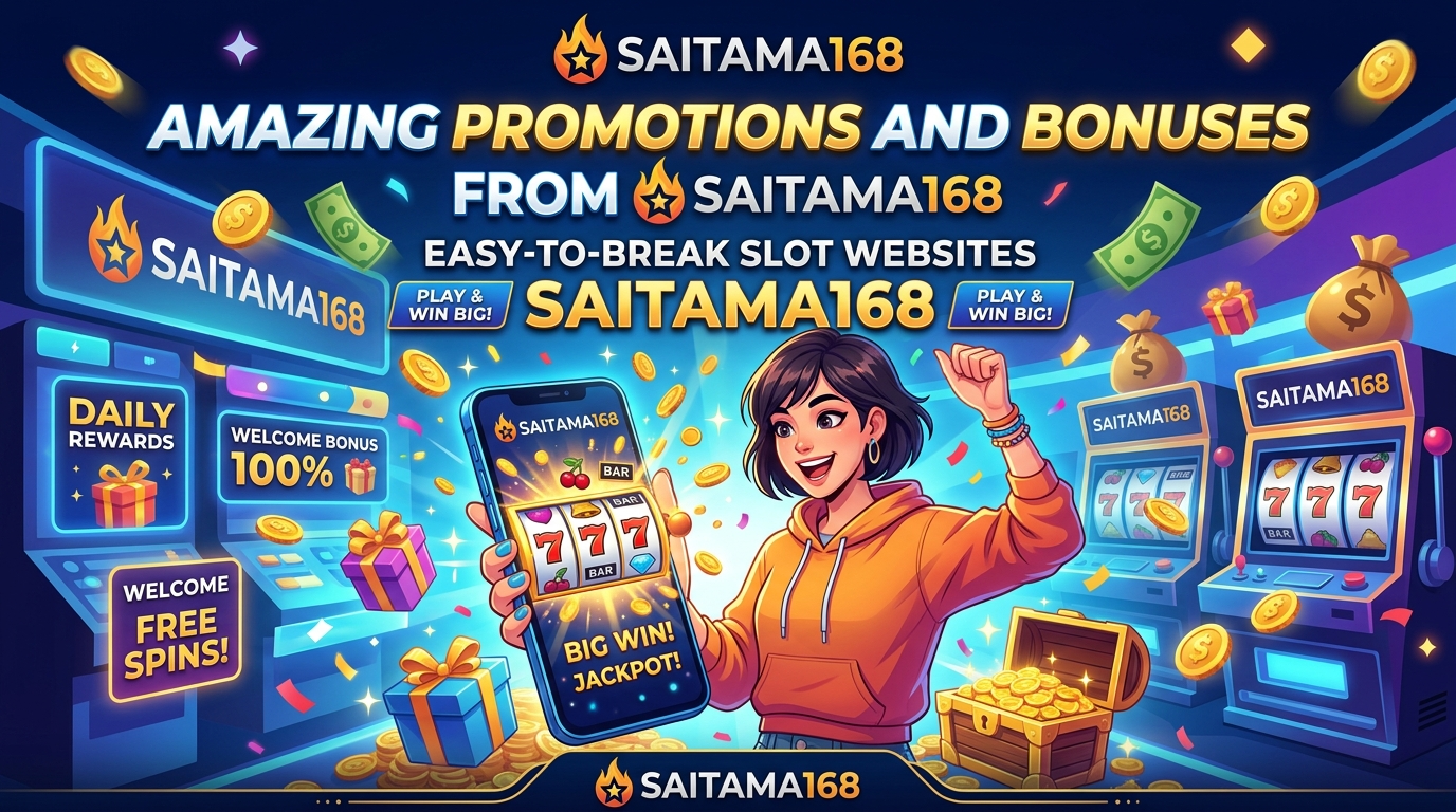 โปรโมชั่นและโบนัสสุดคุ้มจาก เว็บสล็อตแตกง่าย SAITAMA168