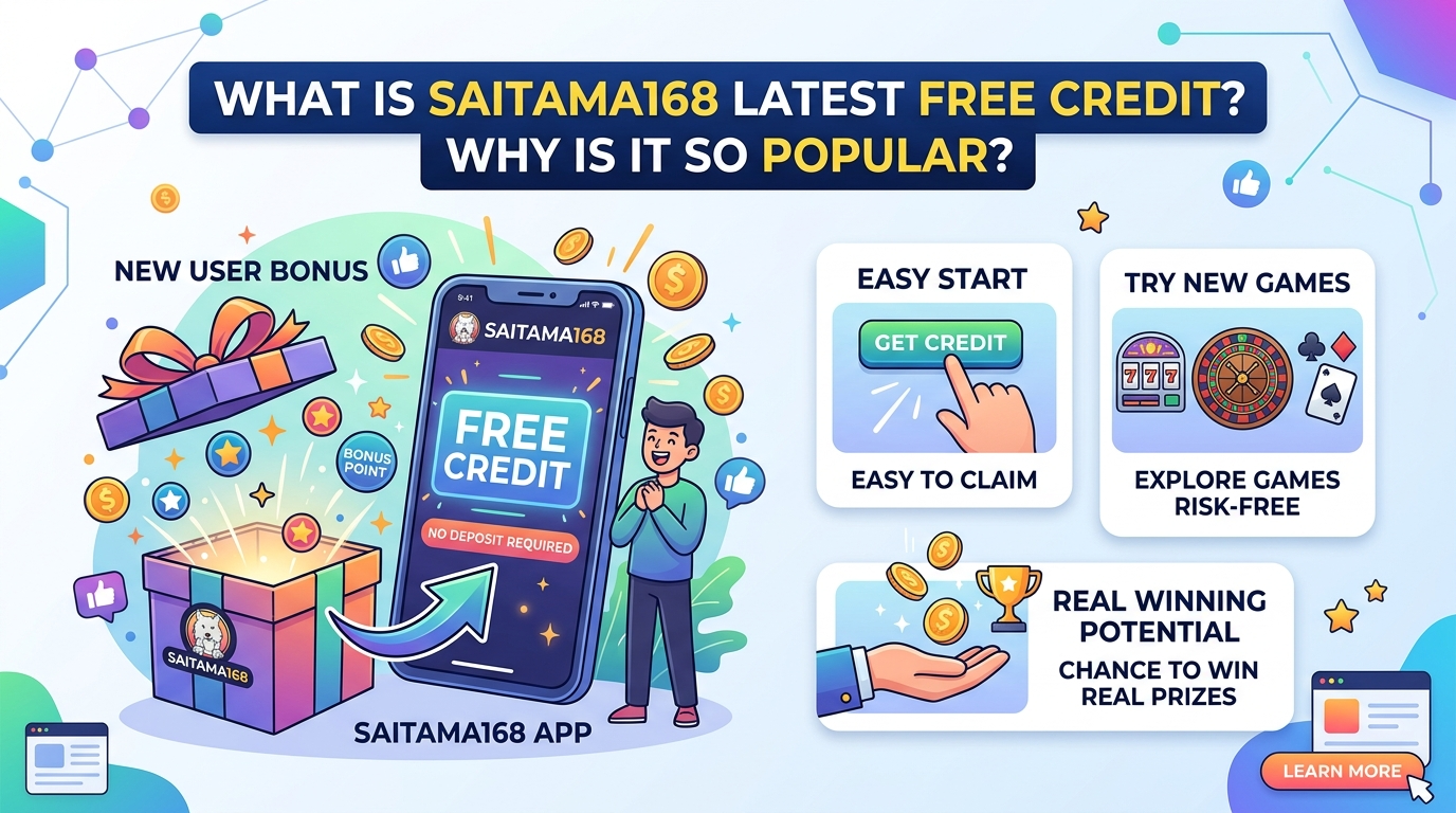 เครดิตฟรีล่าสุด SAITAMA168 คืออะไร? ทำไมถึงได้รับความนิยม?