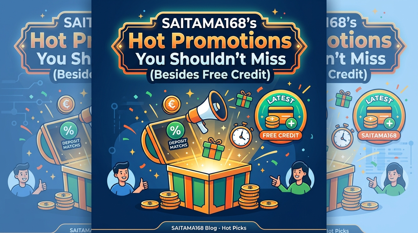 โปรโมชั่นเด็ด SAITAMA168 ที่ไม่ควรพลาด (นอกจากเครดิตฟรี)