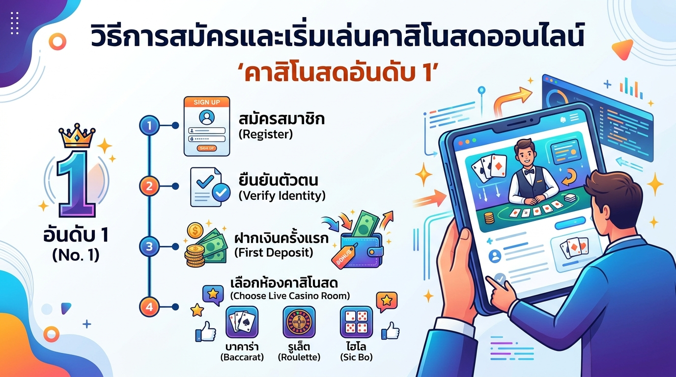 คาสิโนสดอันดับ 1 คืออะไร และทำไมถึงได้รับความนิยมอย่างมาก?