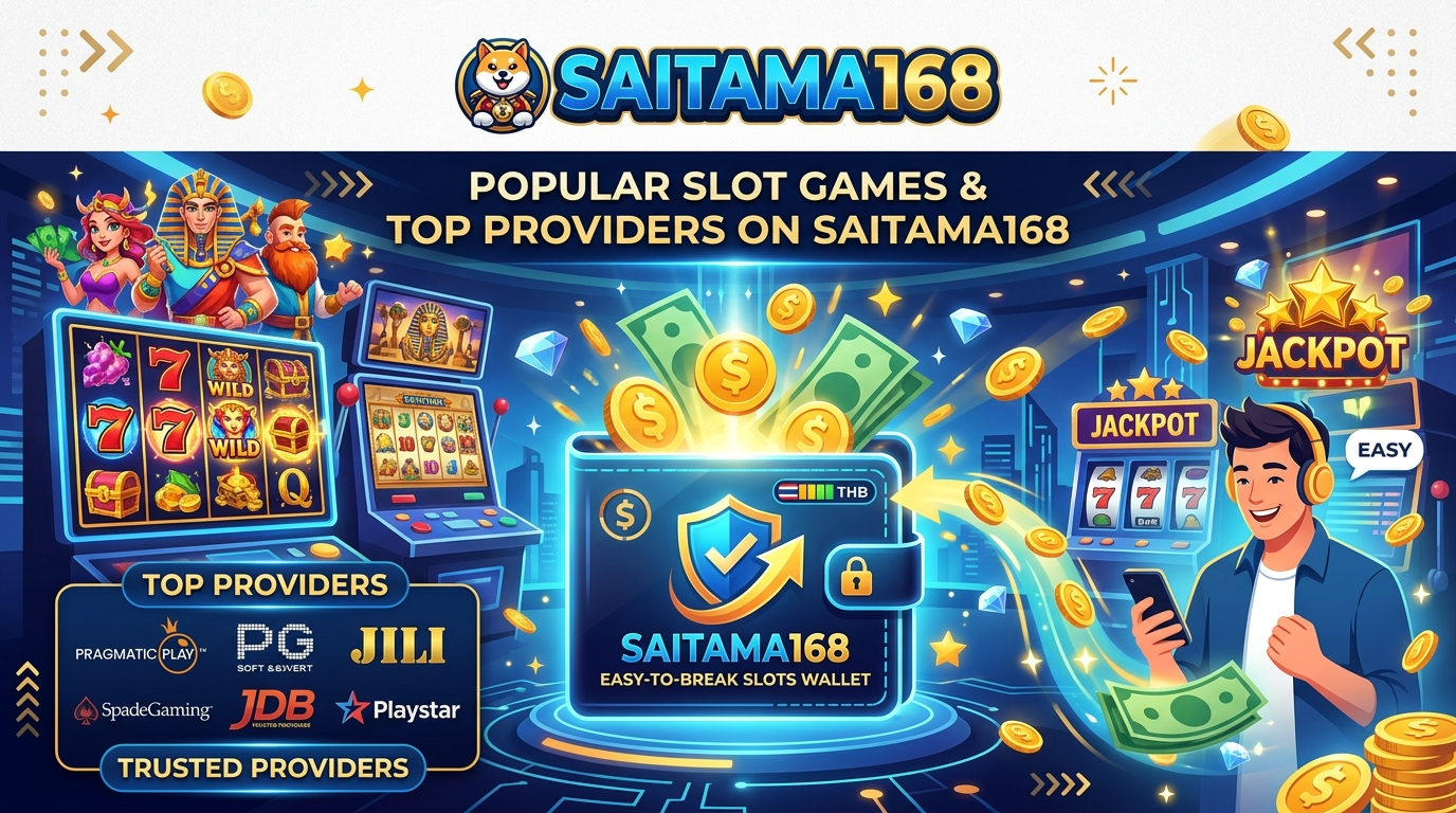 SAITAMA168 สล็อตแตกง่าย wallet เกมสล็อตยอดนิยมและค่ายเกมชั้นนำ