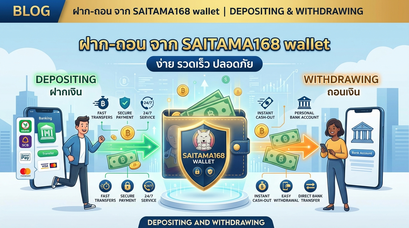 SAITAMA168 คืออะไร? ทำไมต้องเลือก? ฝากถอน wallet SAITAMA168