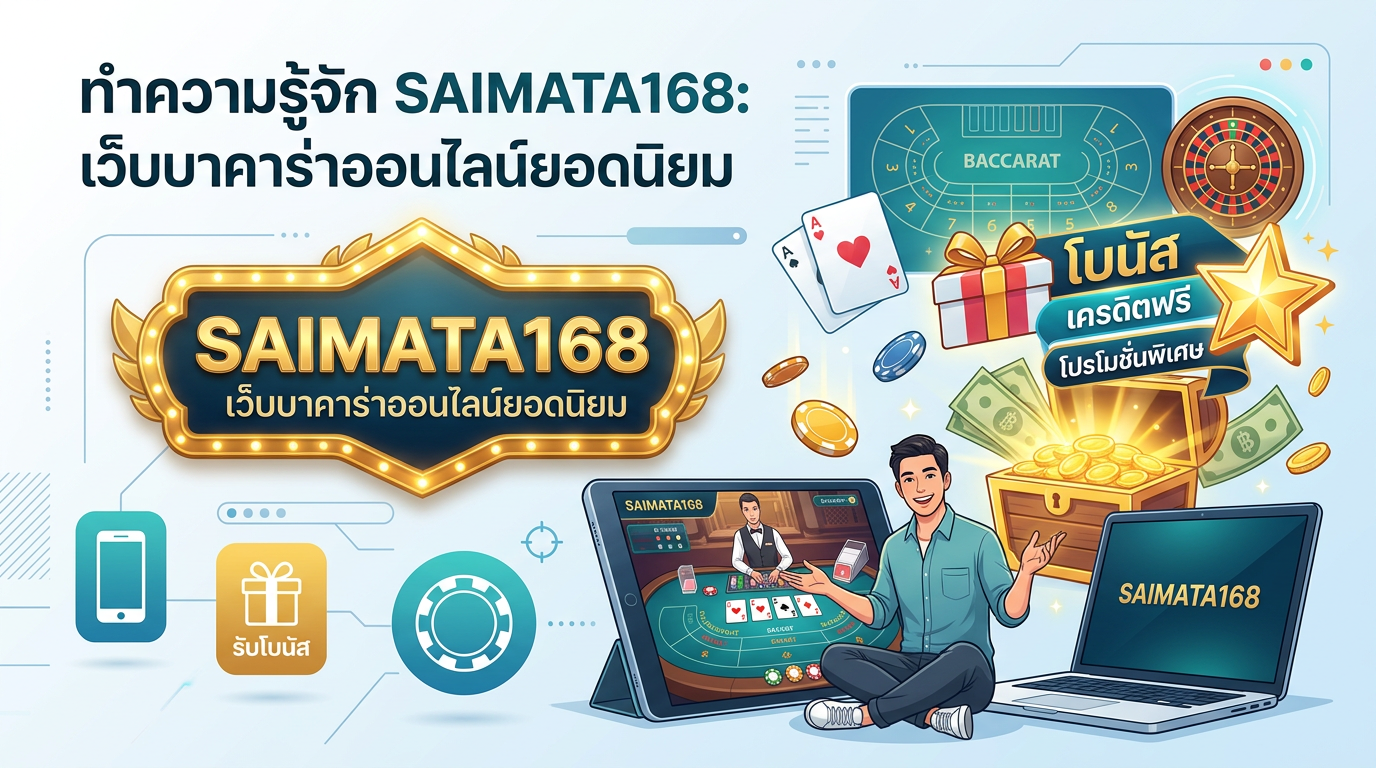 บาคาร่าโบนัส SAIMATA168: กลยุทธ์และเคล็ดลับเพิ่มโอกาสชนะ