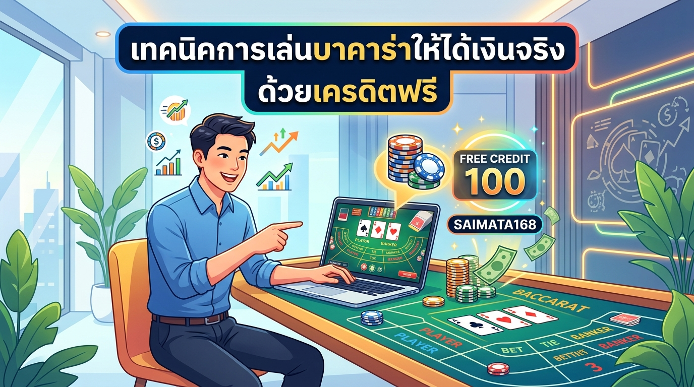 เทคนิคทำเงินกับบาคาร่าเครดิตฟรี 100 SAIMATA168