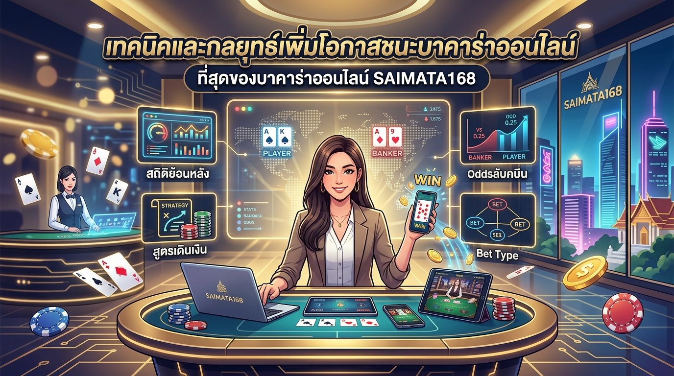 เทคนิคและกลยุทธ์เพิ่มโอกาสชนะบาคาร่าออนไลน์