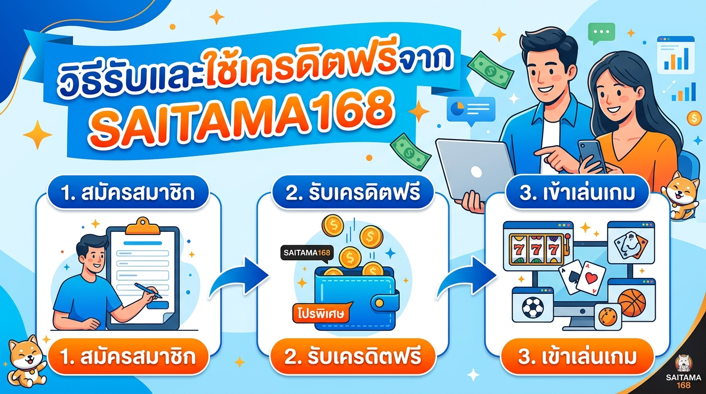 SAITAMA168 สมัครสมาชิก รับโปรพิเศษ เครดิตฟรี