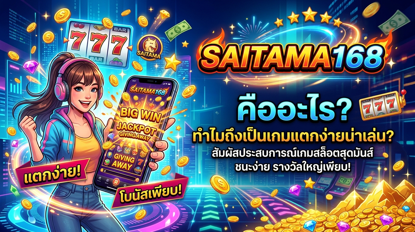 SAITAMA168 เกมแตกง่ายน่าเล่น คืออะไร? ทำไมถึงเป็นเกมแตกง่ายน่าเล่น?