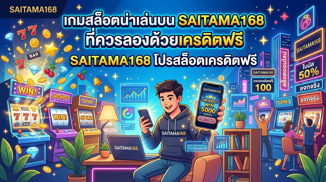 SAITAMA168 โปรสล็อตเครดิตฟรี คืออะไร? ทำไมต้องเลือกเล่น?