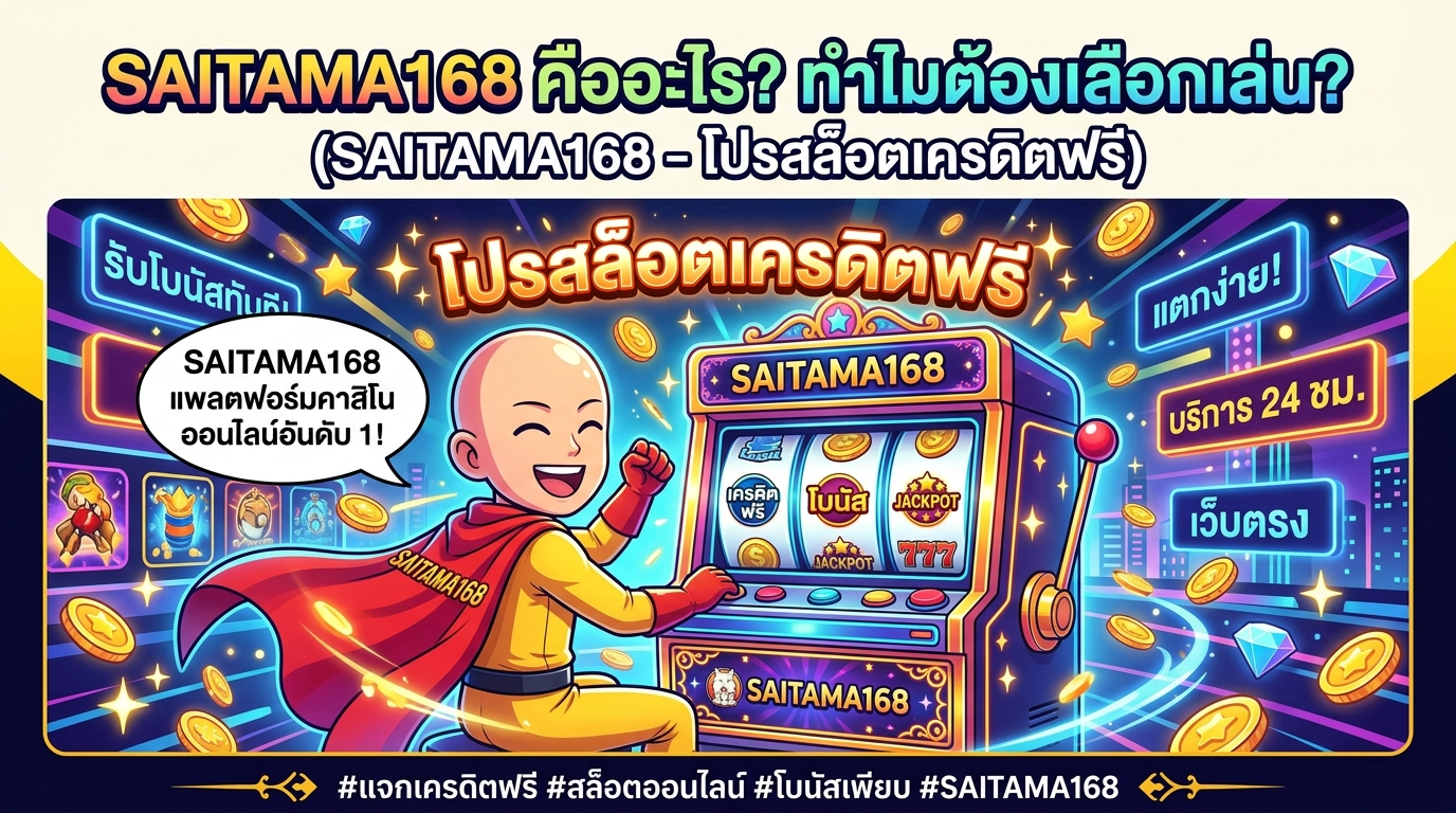 SAITAMA168 โปรสล็อตเครดิตฟรี เกมสล็อตน่าเล่น