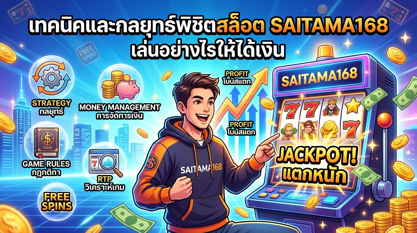 SAITAMA168 สล็อตยอดฮิตมาใหม่ เทคนิคพิชิตเงิน